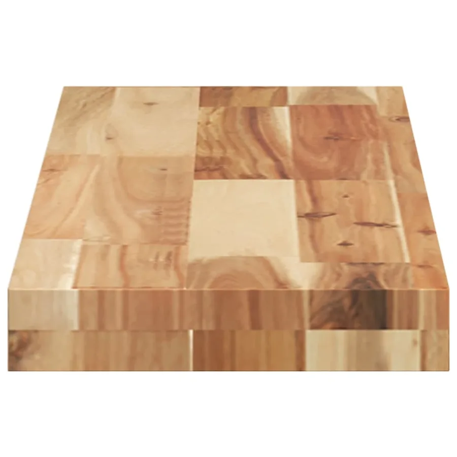Étagères flottantes 2 pcs 100x20x4 cm acacia massif à l'huile - 5