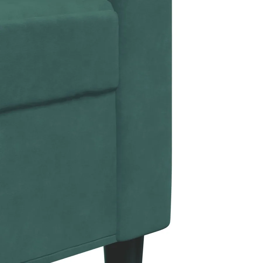 Fauteuil Vert foncé 60 cm Velours - 7