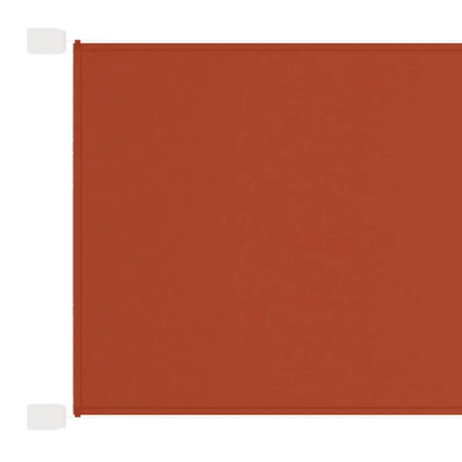 Auvent vertical Terre cuite 140x360 cm Tissu oxford - 2
