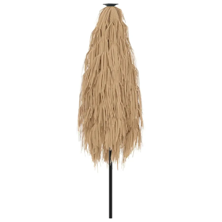 Parasol de jardin avec mât en acier marron 288x288x225 cm - 6