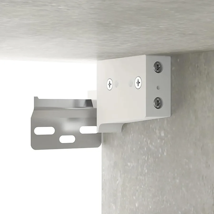 Ensemble de meubles TV 7 pcs Gris béton Bois d'ingénierie - 8