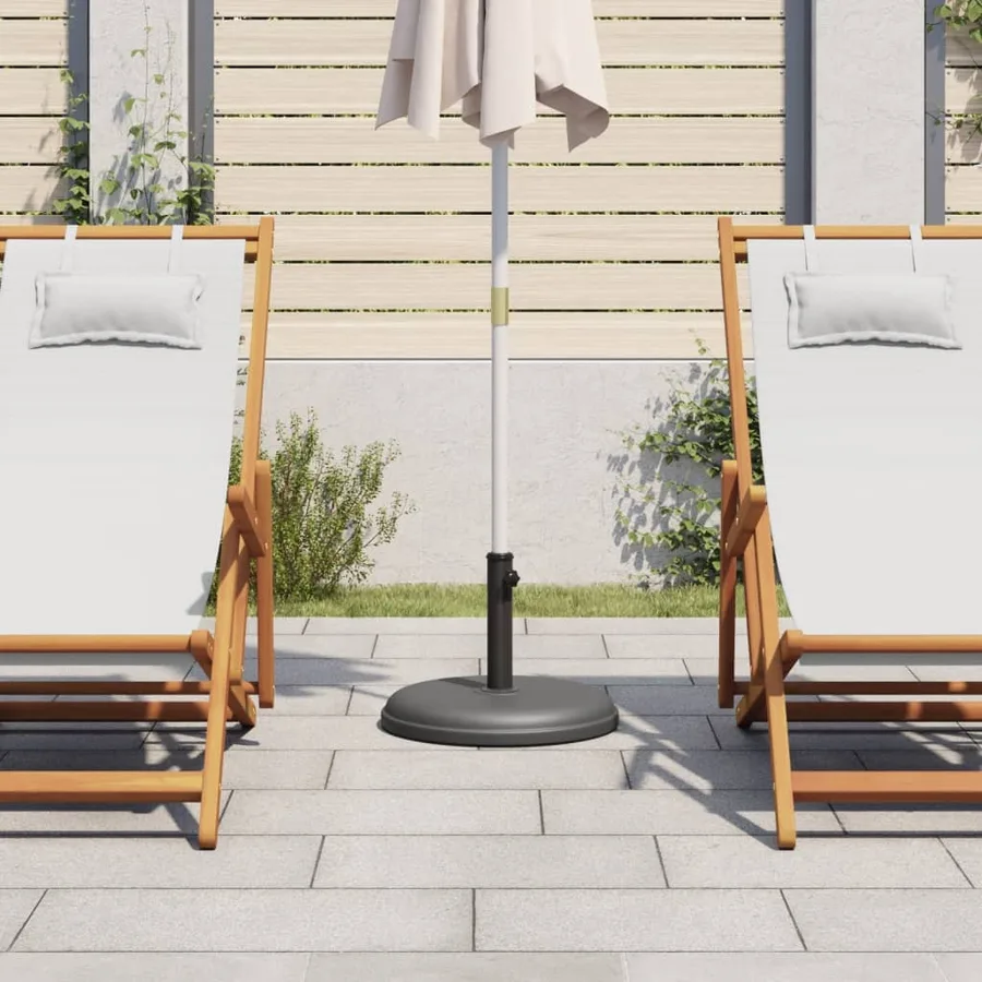 Base de parasol pour mâts Ø32/35/38 mm 15 kg rond - 3