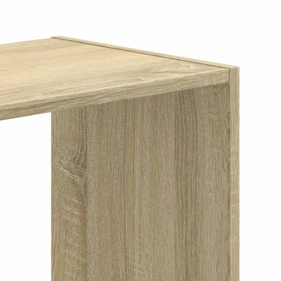 Bibliothèque chêne sonoma 102x32x108 cm bois d'ingénierie - 7