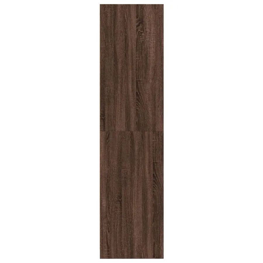 Garde-robe chêne marron 100x50x200 cm bois d'ingénierie - 5