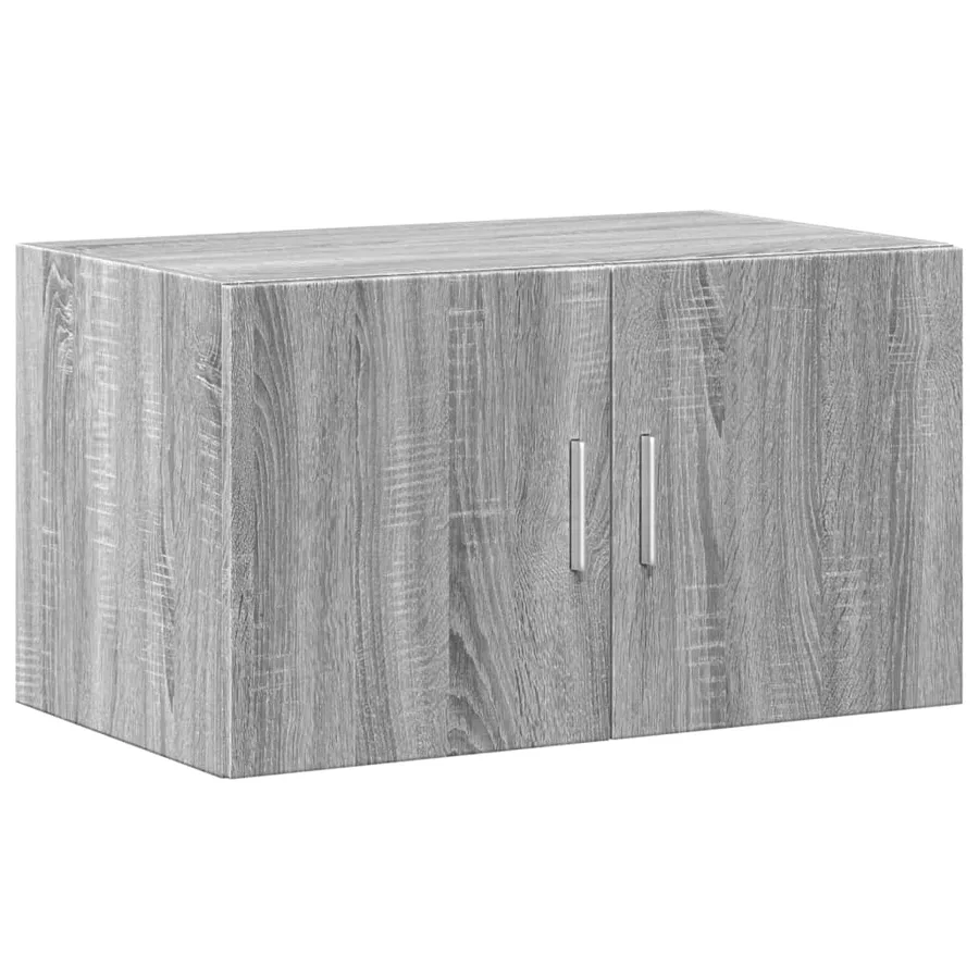 Armoire de rangement sonoma gris 70x42,5x225 cm - 4