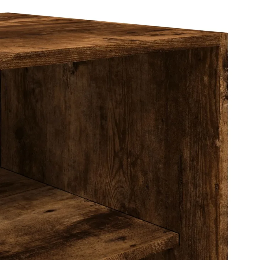 Garde-robe chêne fumé 100x50x200 cm bois d'ingénierie - 7