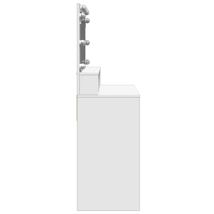 Coiffeuse avec LED blanc 80x41x134,5 cm - 6