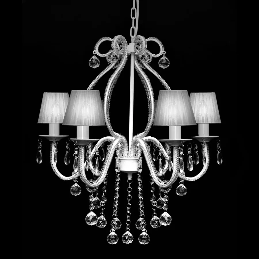 Chandelier avec 2300 cristaux Blanc - 2