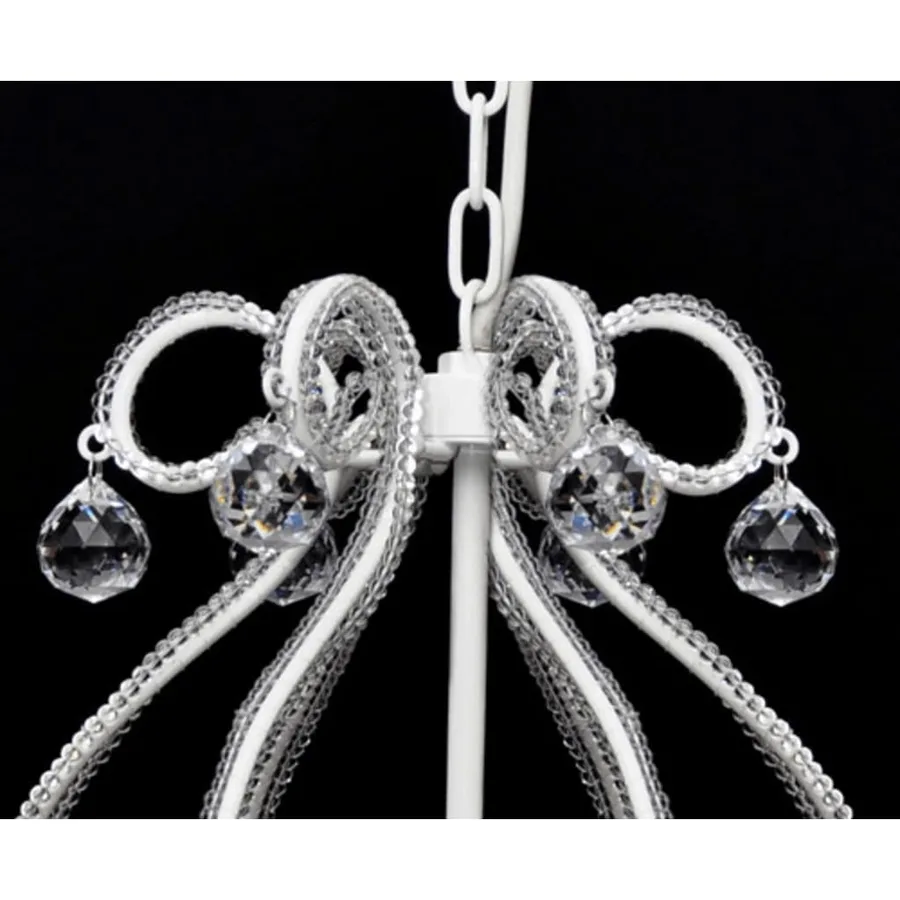 Chandelier avec 2300 cristaux Blanc - 4