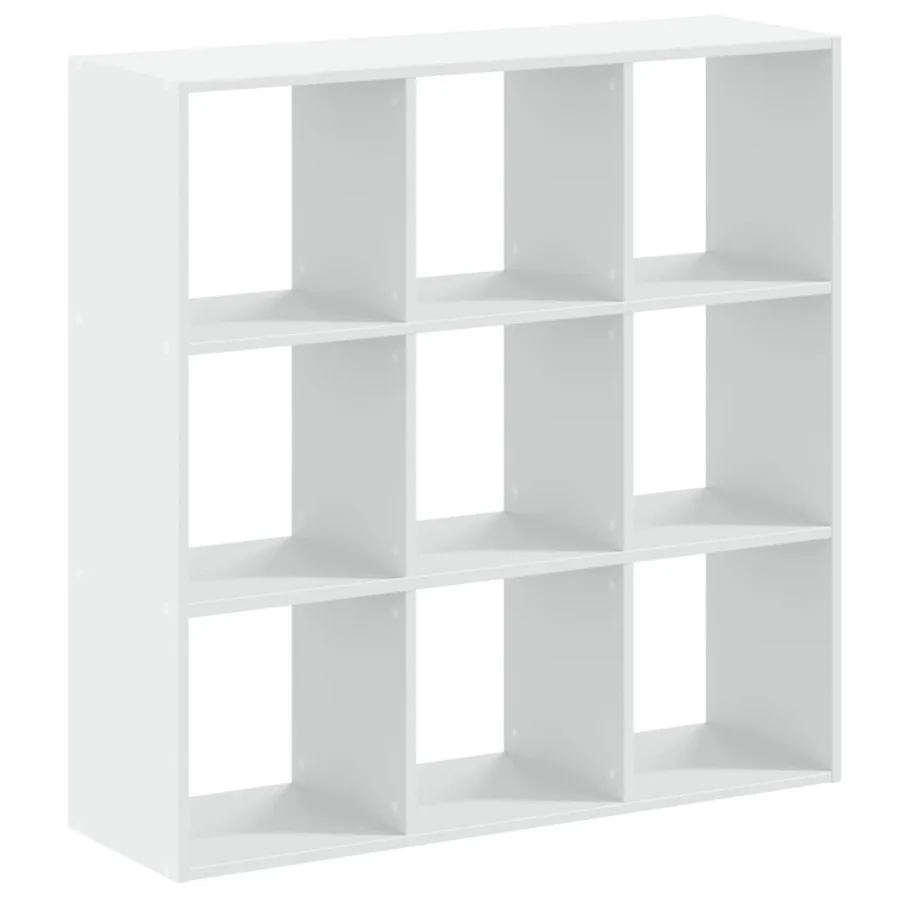Bibliothèque blanc 102x32x102 cm bois d'ingénierie - 2