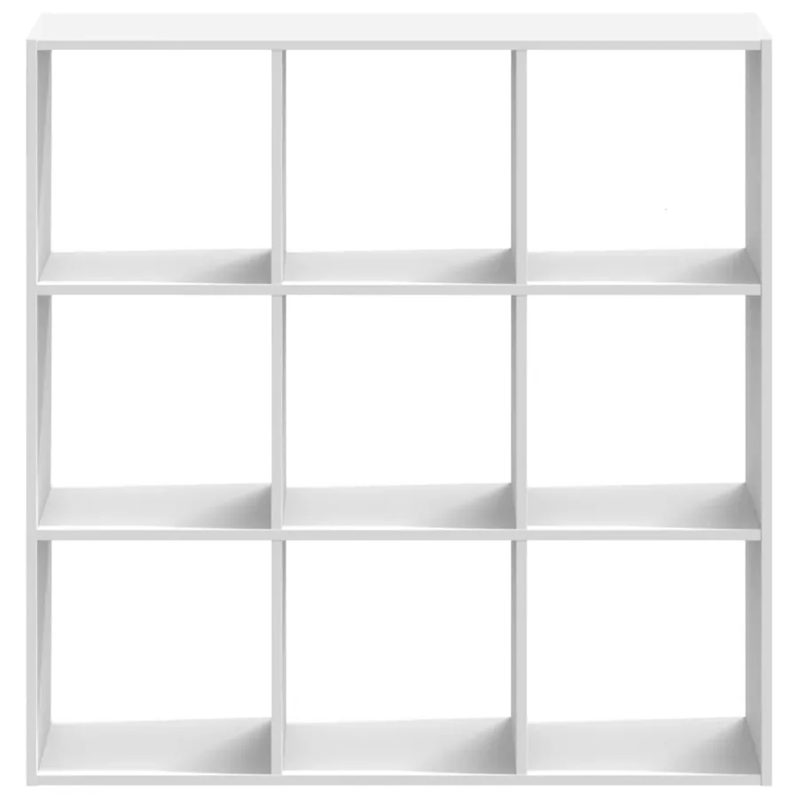 Bibliothèque blanc 102x32x102 cm bois d'ingénierie - 4