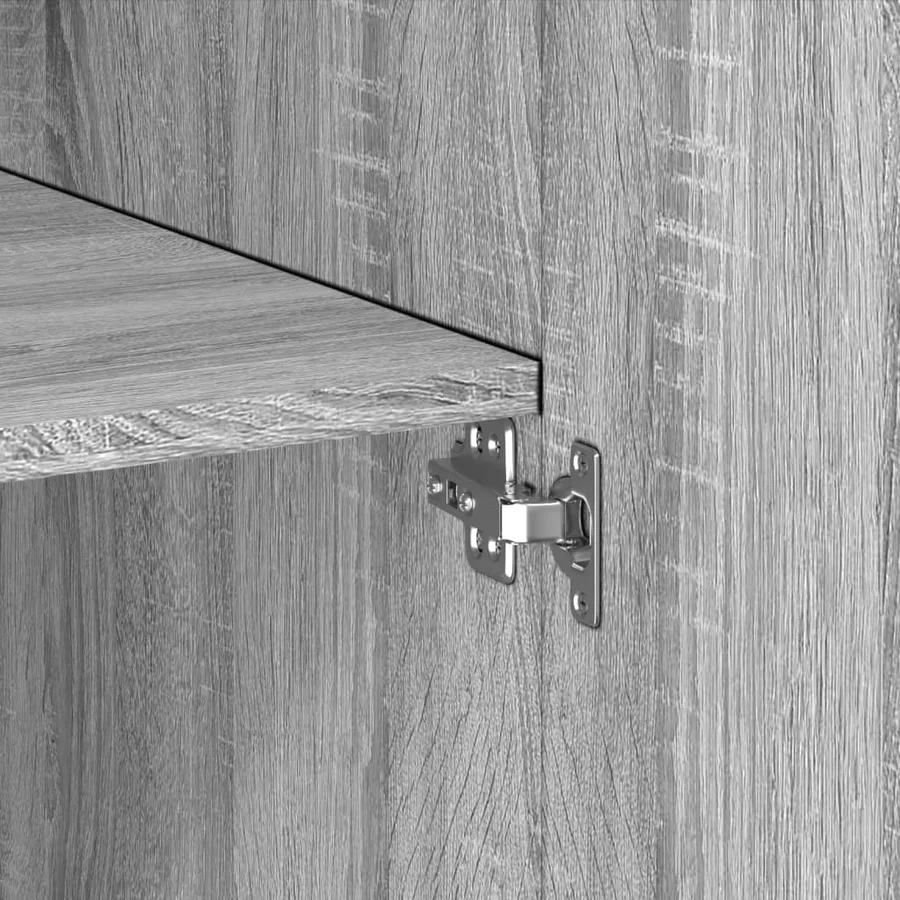 Buffet haut sonoma gris 80x42,5x249 cm bois d'ingénierie - 10