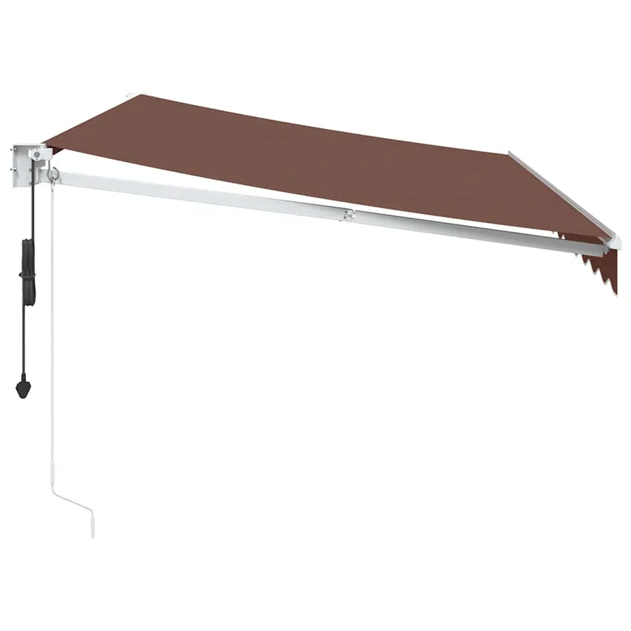 Auvent rétractable automatique marron 350x250 cm - 4