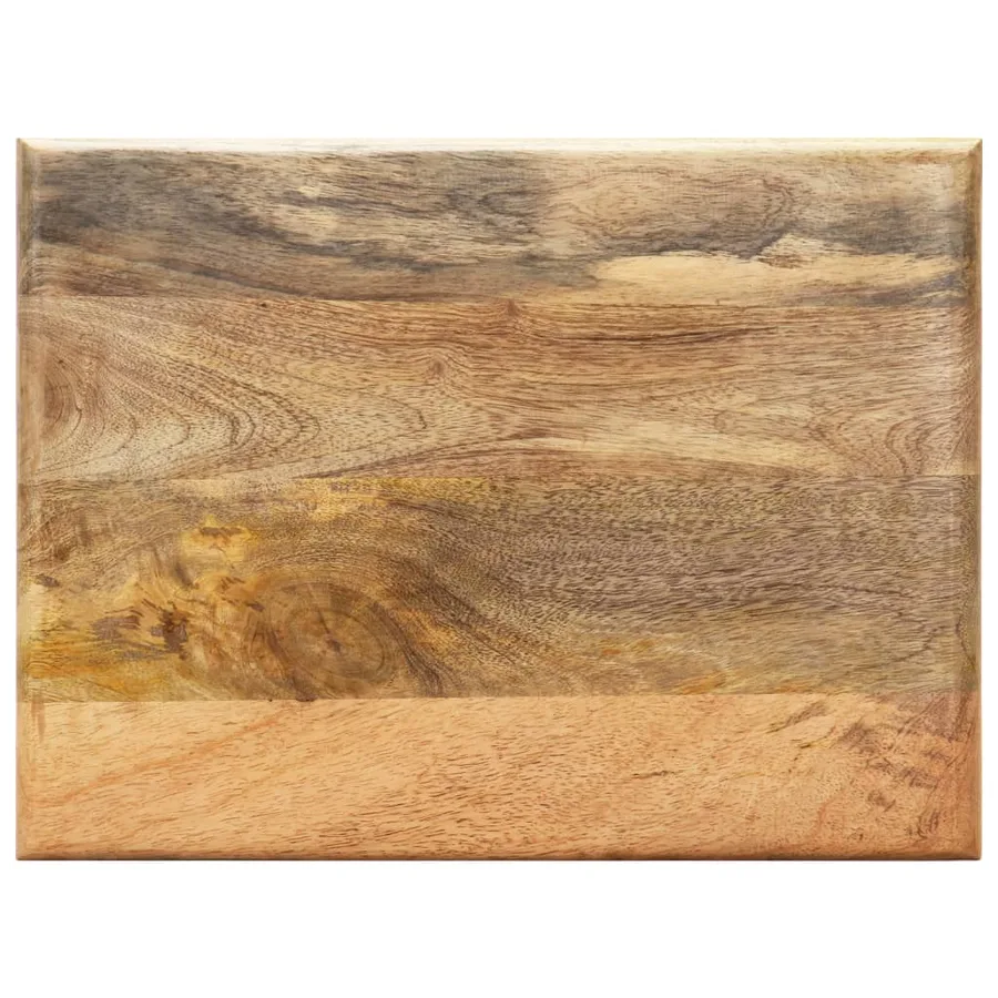 Porte-revues 40x30x50 cm Bois de manguier solide et acier - 3