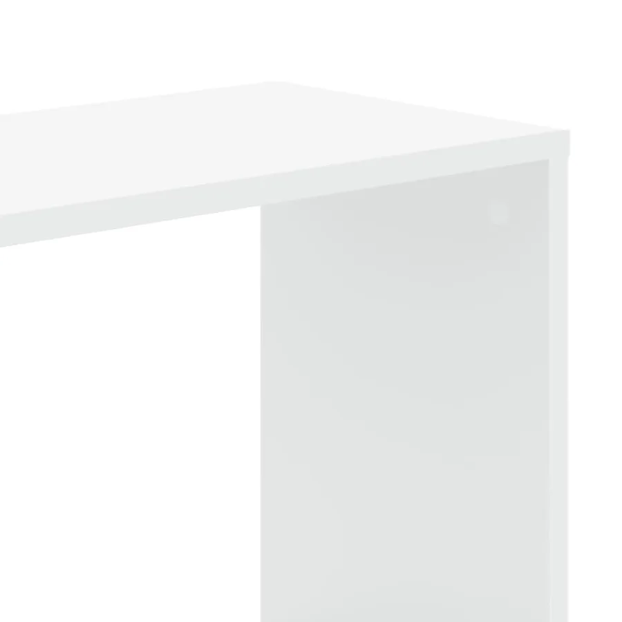 Bibliothèque 5 niveaux blanc 80,5x23,5x162,5 cm bois ingénierie - 6