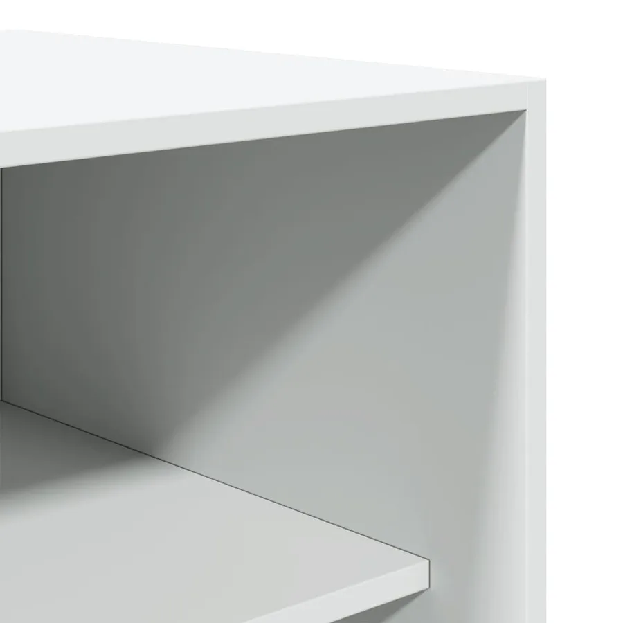 Garde-robe Blanc 50x50x200 cm Bois d'ingénierie - 7