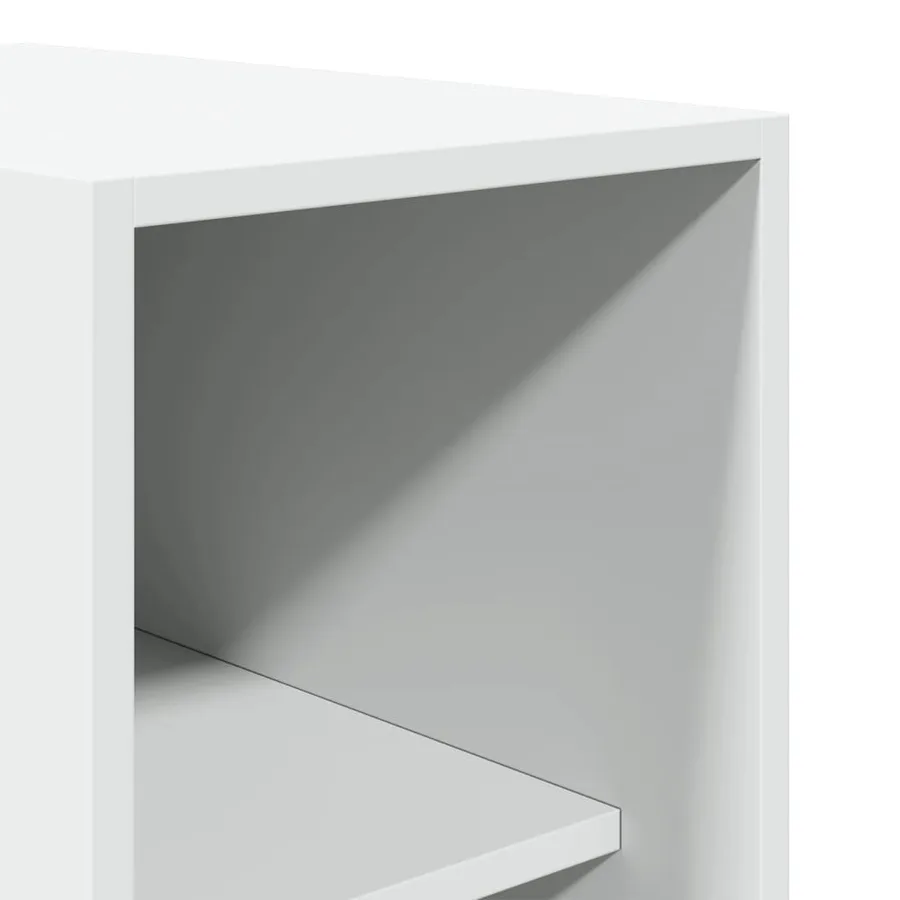 Garde-robe Blanc 30x50x200 cm Bois d'ingénierie - 7