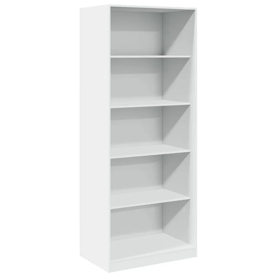Garde-robe blanc 80x50x200 cm bois d'ingénierie - 2