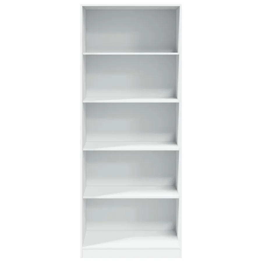 Garde-robe blanc 80x50x200 cm bois d'ingénierie - 4