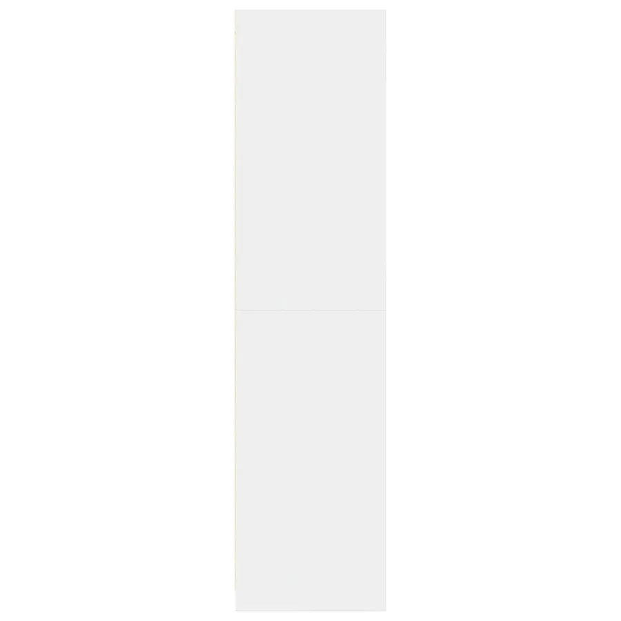 Garde-robe blanc 80x50x200 cm bois d'ingénierie - 5