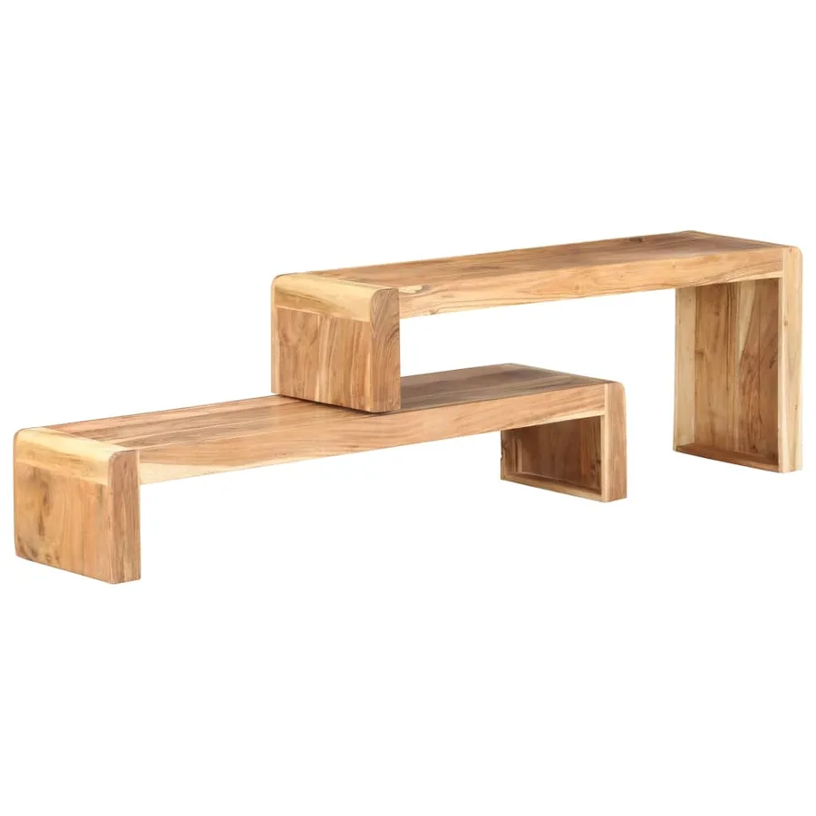 Meubles TV 2 pcs Bois d'acacia massif - 12