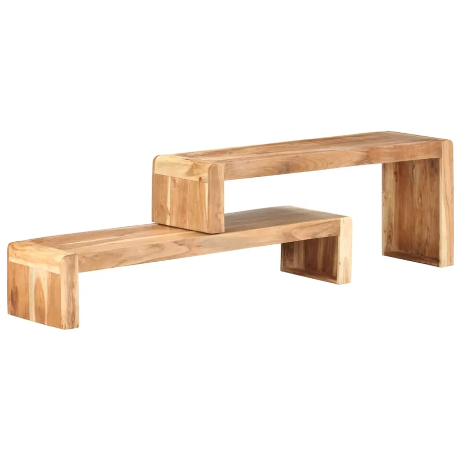 Meubles TV 2 pcs Bois d'acacia massif - 13