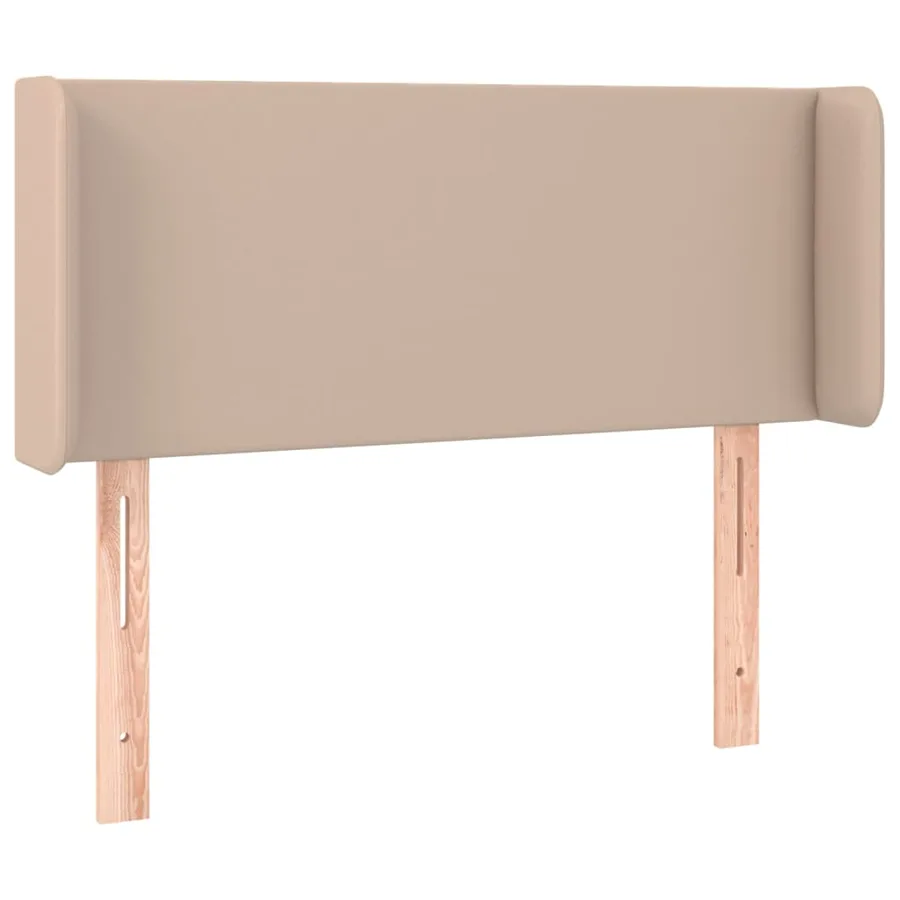 Tête de lit avec oreilles Cappuccino 103x16x78/88 cm Similicuir - 2