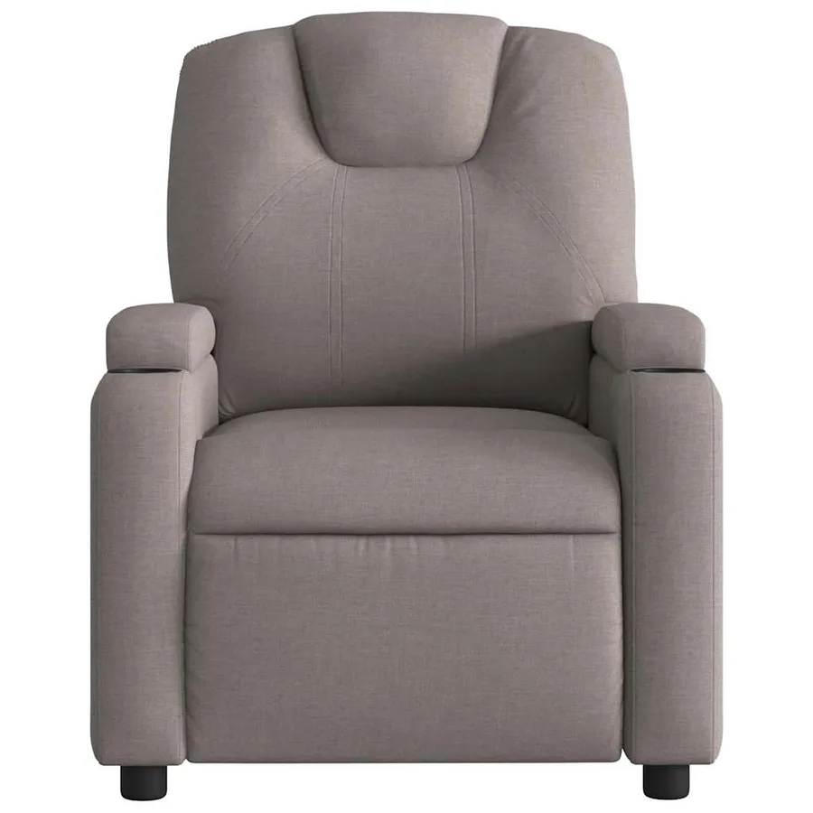 Fauteuil inclinable électrique Taupe Tissu - 9