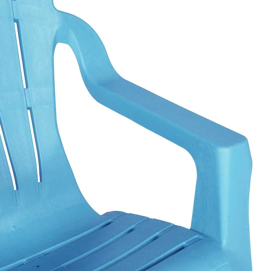 Chaises de jardin pour enfants lot de 2 bleu 37x34x44 cm PP - 7
