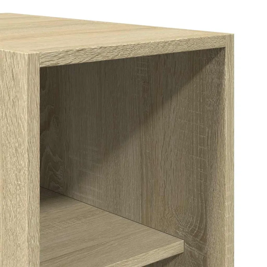 Garde-robe chêne sonoma 30x50x200 cm bois d'ingénierie - 7
