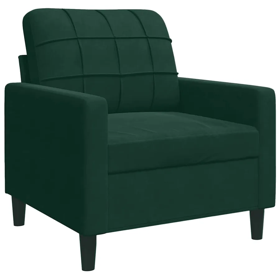 Ensemble de canapés 4 pcs avec coussins et traversins velours - 6