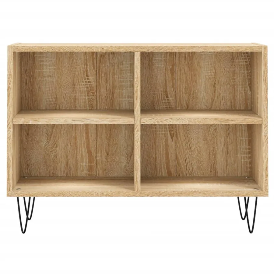 Meuble TV chêne sonoma 69,5 x 30 x 50 cm bois d'ingénierie - 4