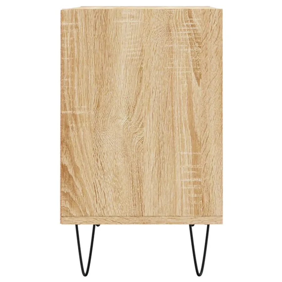 Meuble TV chêne sonoma 69,5 x 30 x 50 cm bois d'ingénierie - 5