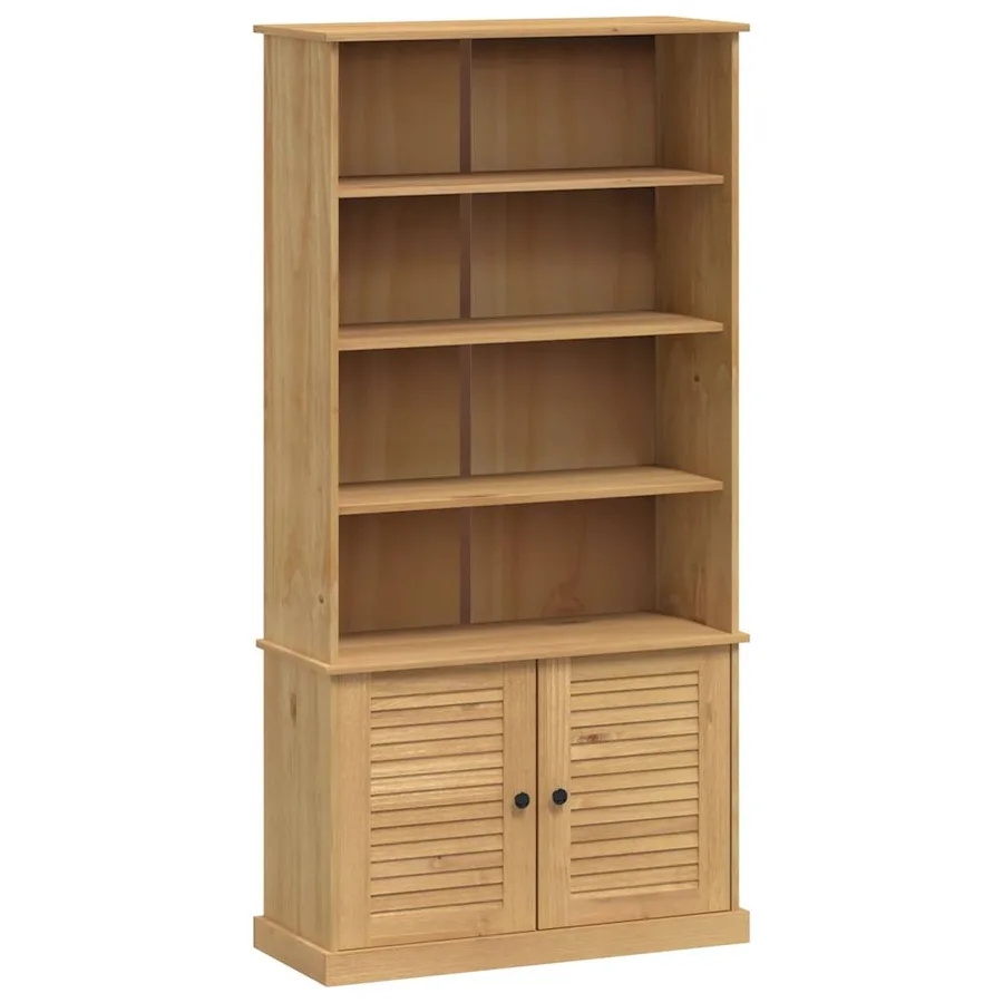 Bibliothèque VIGO 85x35x170 cm bois massif de pin - 2
