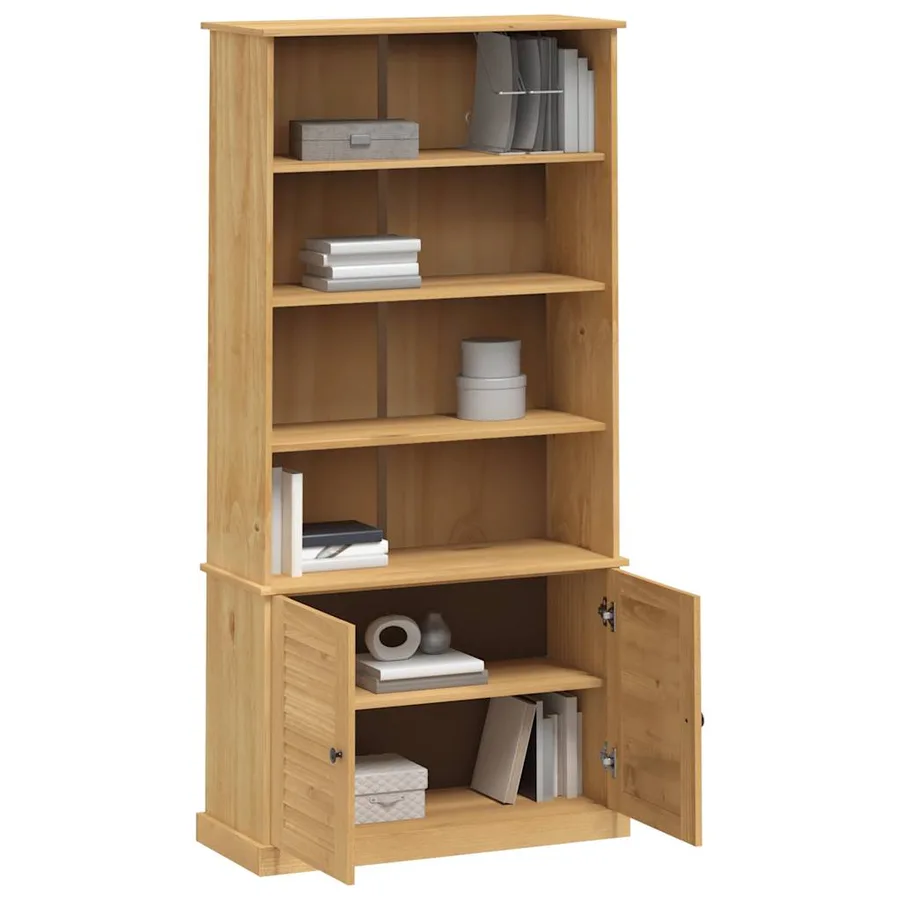 Bibliothèque VIGO 85x35x170 cm bois massif de pin - 3