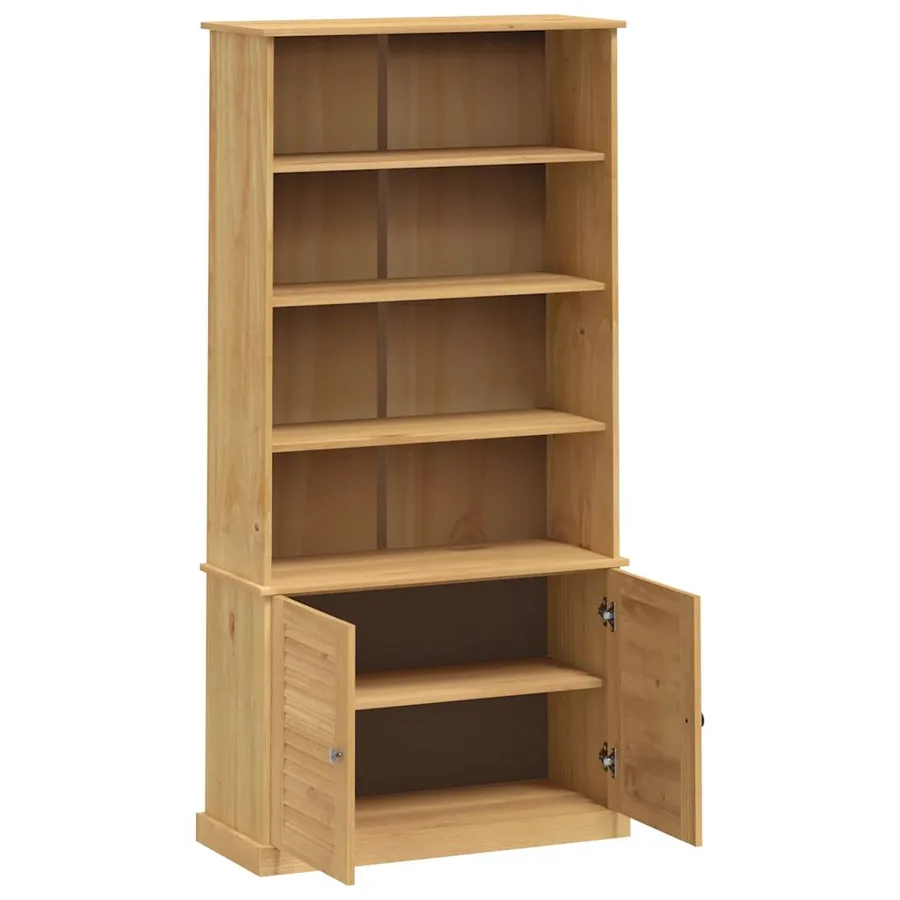 Bibliothèque VIGO 85x35x170 cm bois massif de pin - 5