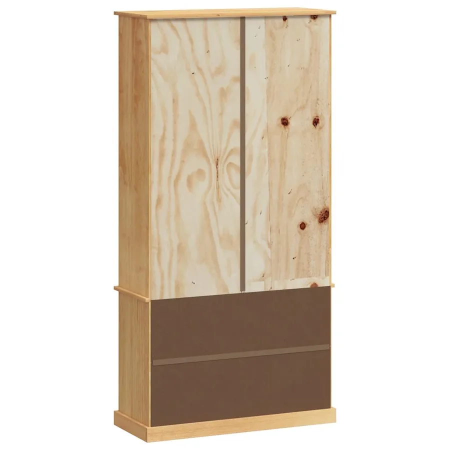 Bibliothèque VIGO 85x35x170 cm bois massif de pin - 7