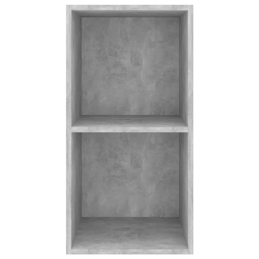 Meuble TV mural Gris béton 37x37x72 cm Bois d’ingénierie - 4
