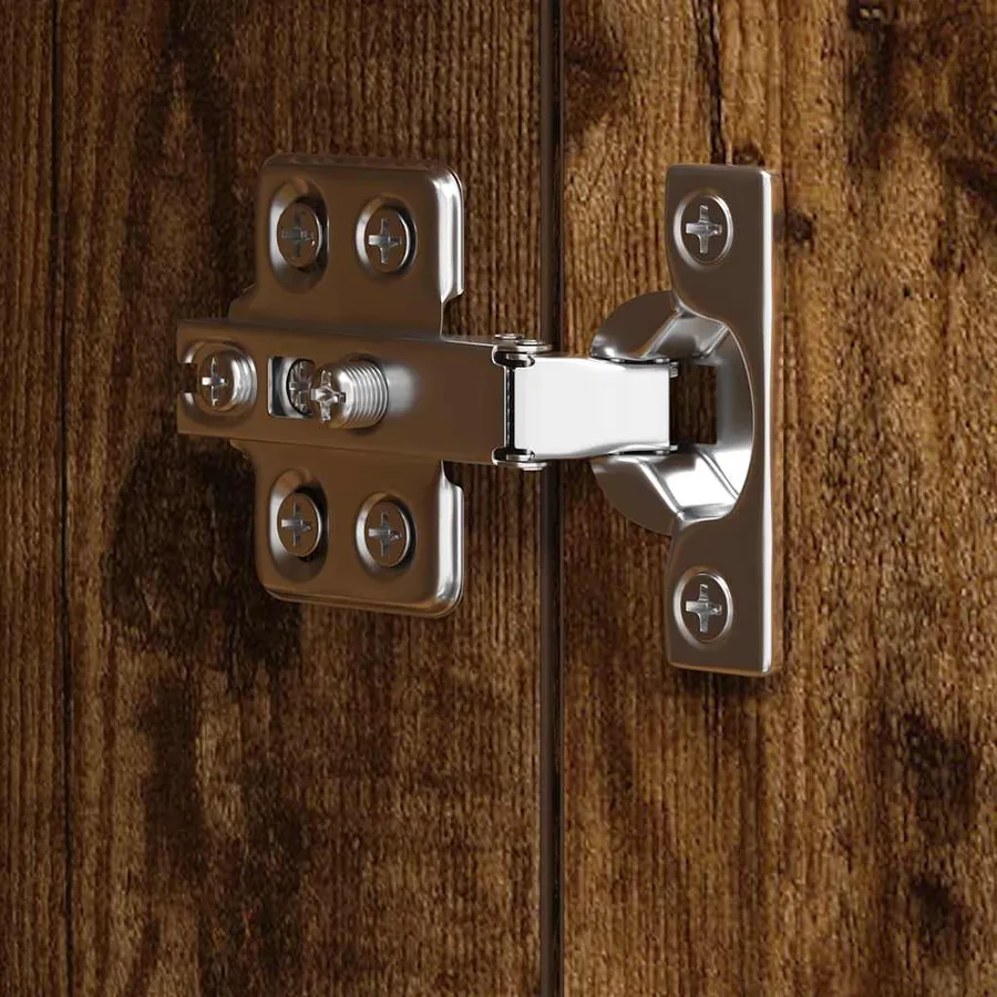 Ensemble de meubles TV 10 pcs Chêne fumé Bois d'ingénierie - 9