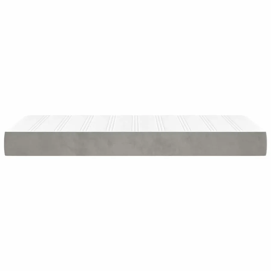 Matelas à ressorts ensachés 80 x 160 cm Gris clair - 4