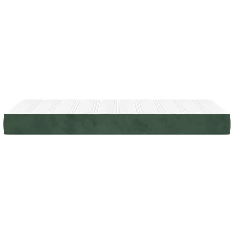 Matelas à ressorts ensachés 100 x 210 cm Vert foncé - 4