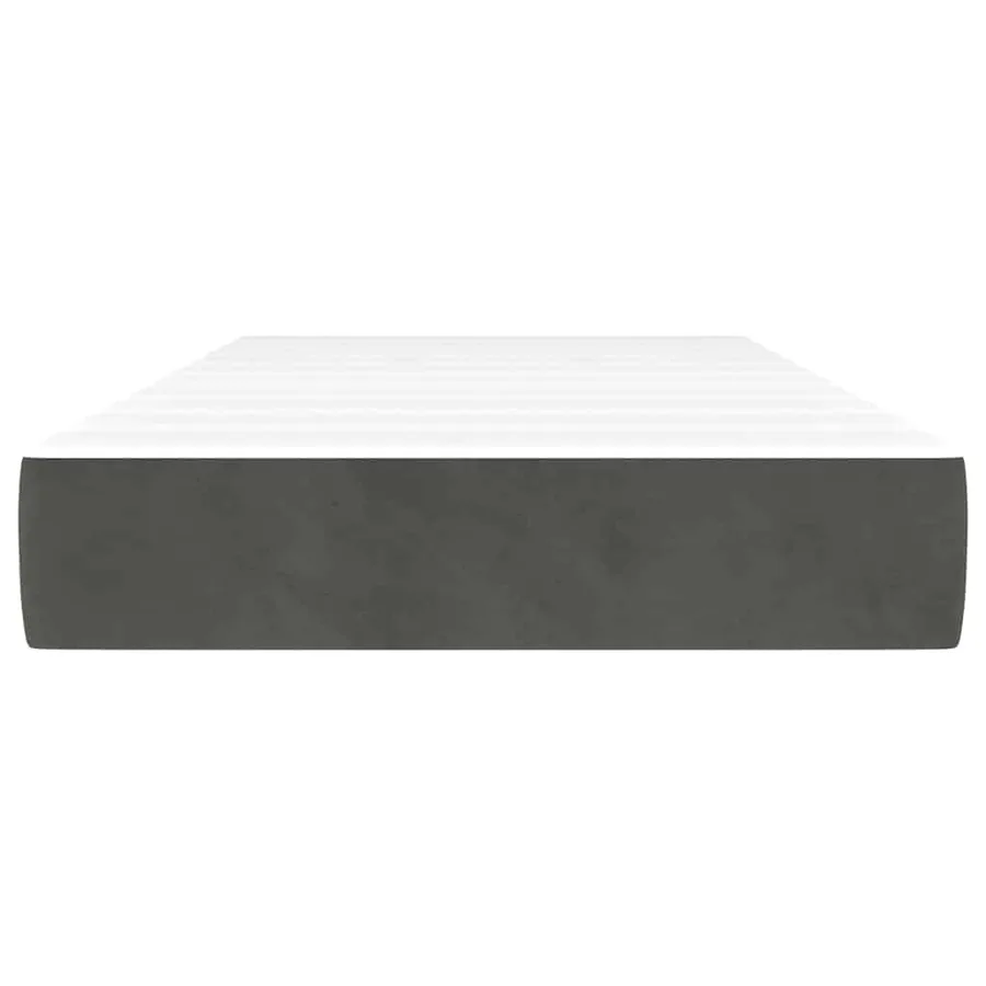 Matelas à ressorts ensachés 100 x 210 cm Gris foncé - 3