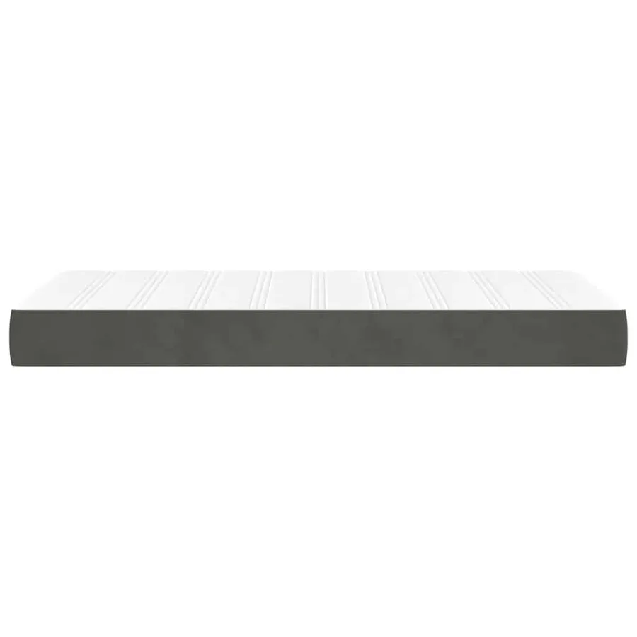 Matelas à ressorts ensachés 100 x 210 cm Gris foncé - 4
