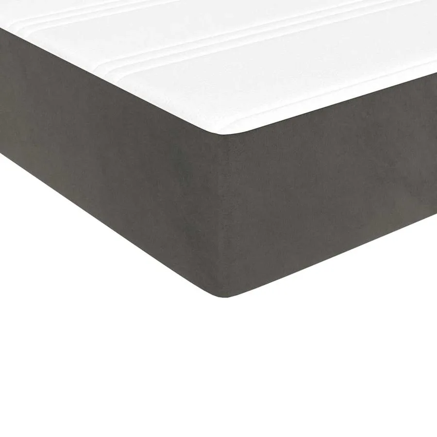 Matelas à ressorts ensachés 100 x 210 cm Gris foncé - 5