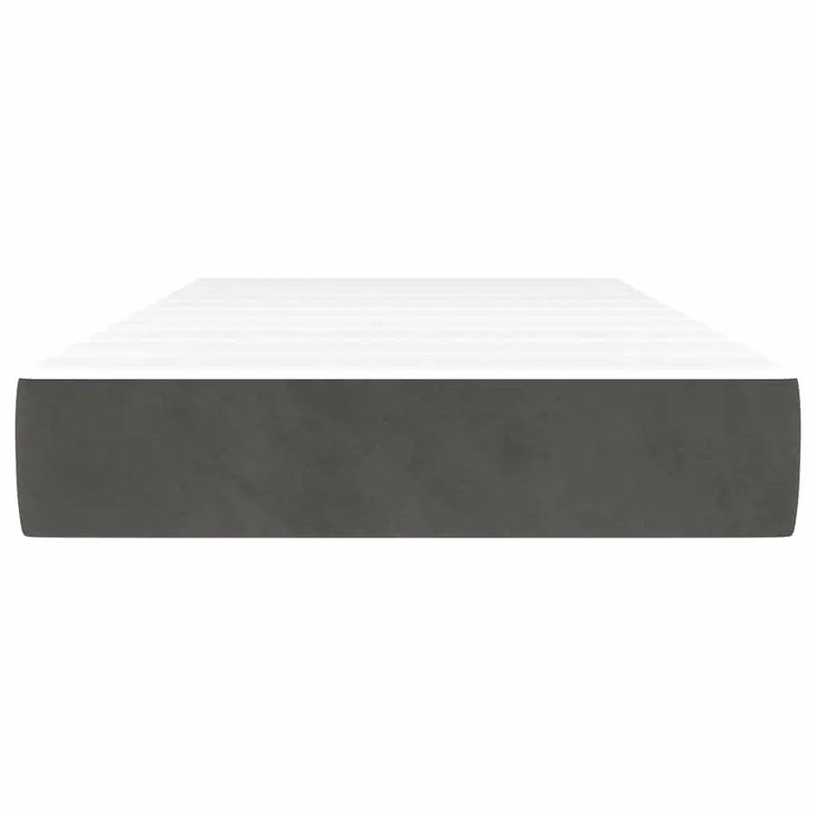 Matelas à ressorts ensachés 80 x 210 cm Gris foncé - 3