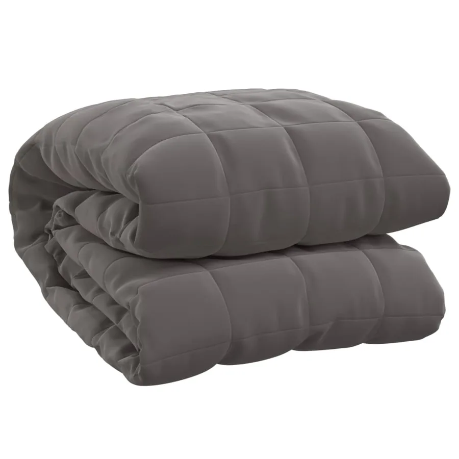 Couverture lestée Gris 122x183 cm 9 kg Tissu - 2