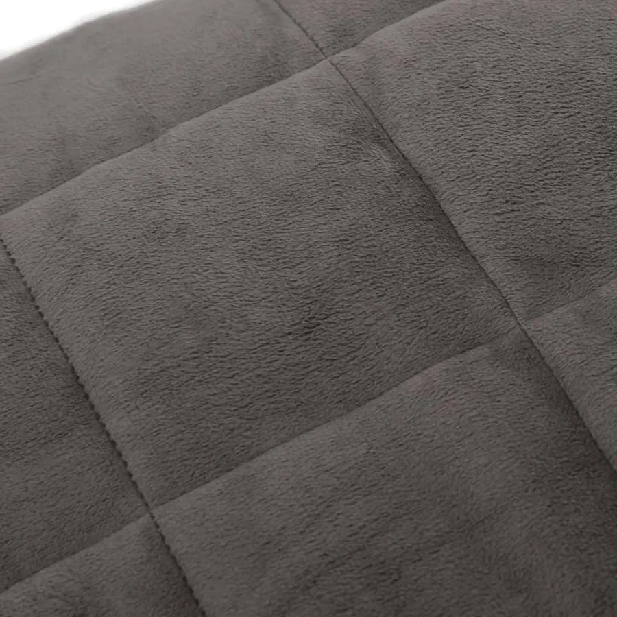 Couverture lestée Gris 122x183 cm 9 kg Tissu - 4