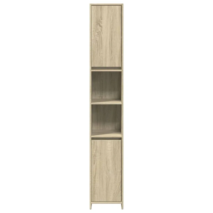 Ensemble de meubles de salle de bain 4 pcs chêne sonoma - 9