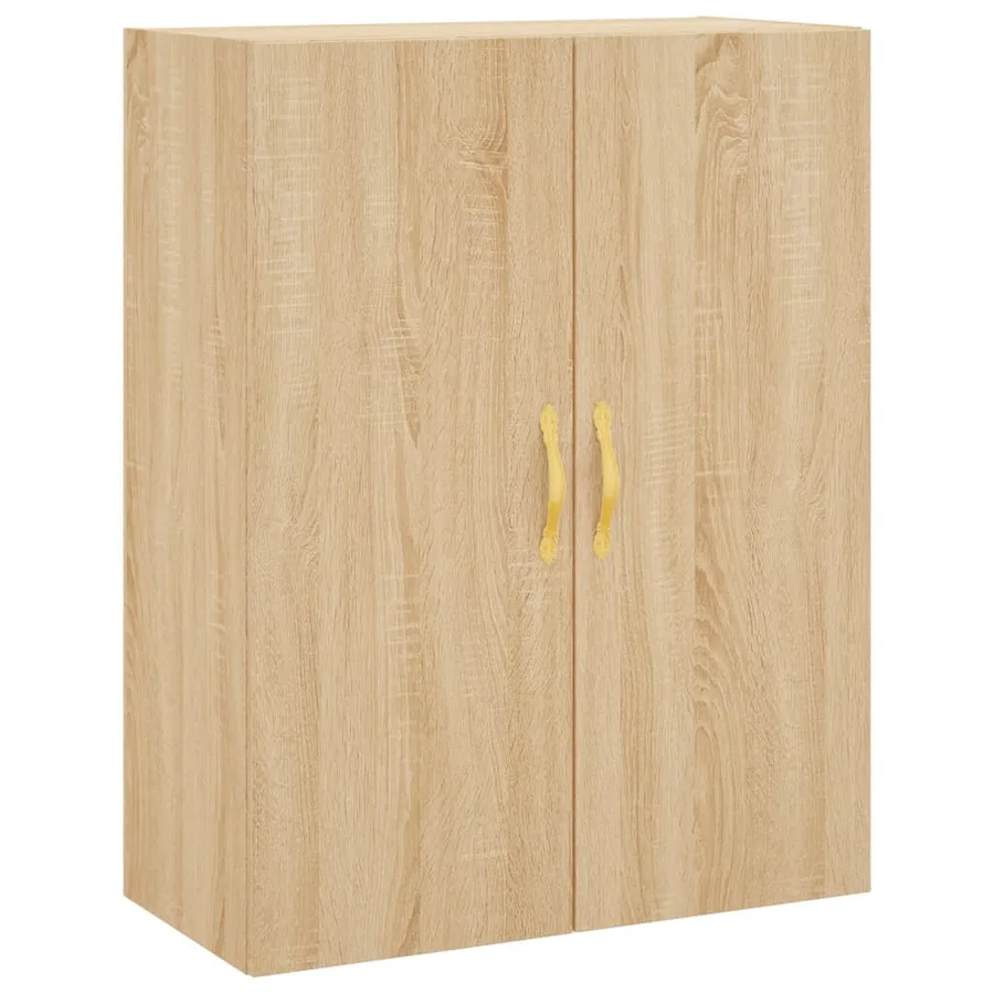 Buffet haut Chêne sonoma 69,5x34x180 cm Bois d'ingénierie - 4