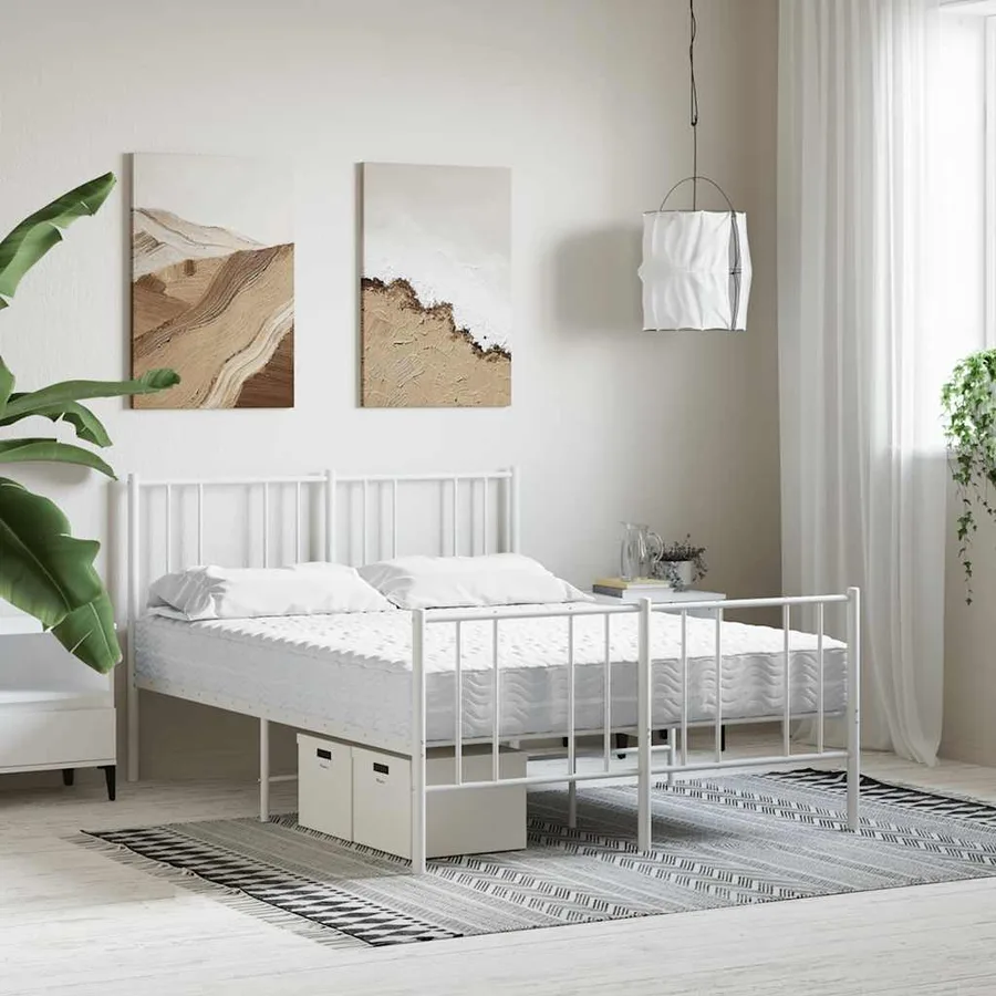 Matelas en mousse blanc 140x220 cm dureté H2 H3 - 2